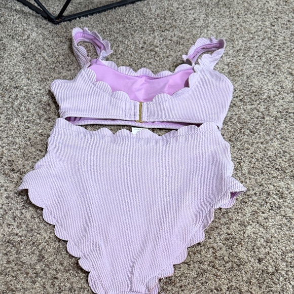 Scalloped Lilac Women’s Two Piece Swimsuit - Picture 4 of 4